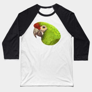 Military macaw bird head pixel art Baseball T-Shirt